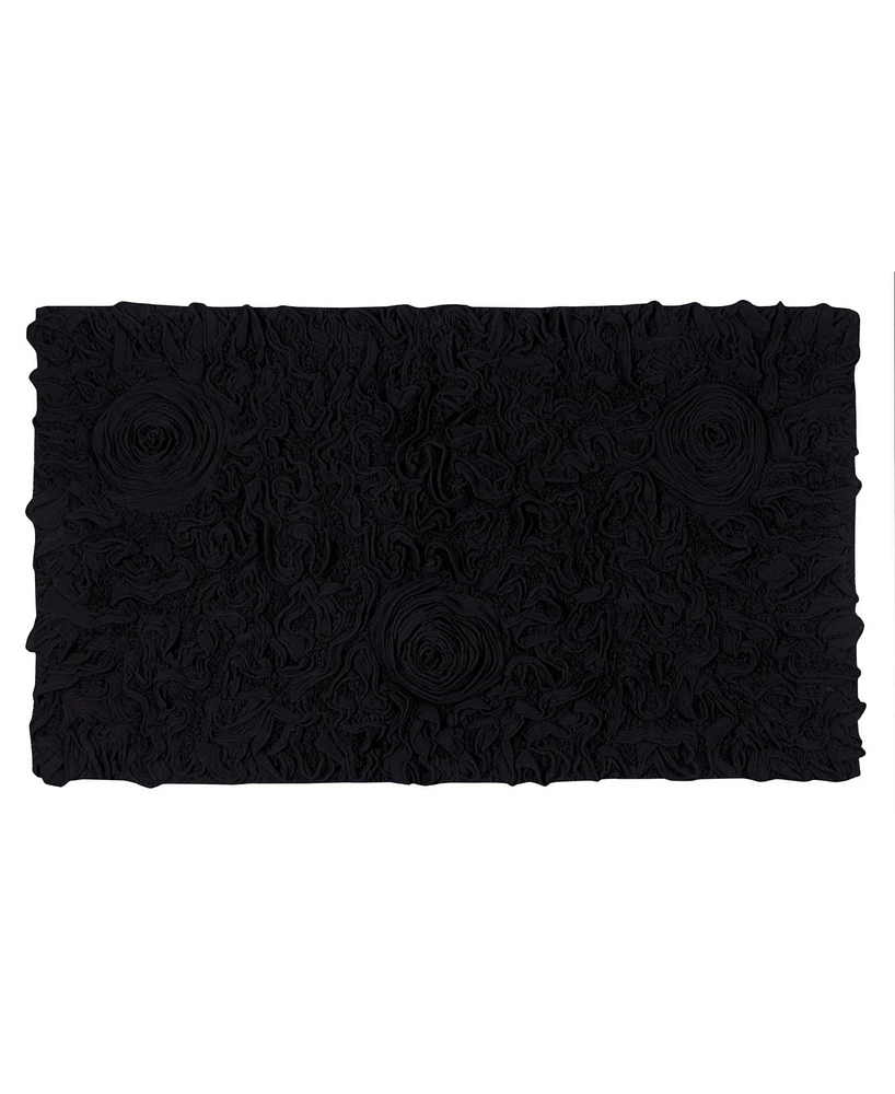 Home Weavers Bell Flower Bath Rug, 24" x 40"