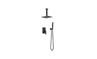 Slickblue Luxury Rain Shower Set - Ceiling Mounted Rainfall Shower Head and Mixer Faucet