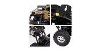 Slickblue Remote Control Off-Road Truck – 1:18 Scale Electric Rc Crawler with 2.4GHz for Kids