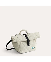 Bagsmart Walker Roll Top Lunch Bag with Adjustable Shoulder Strap Tangerine