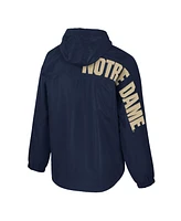 Colosseum Men's Navy Notre Dame Fighting Irish Reloaded Anorak Half-Zip Jacket