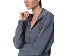 Dkny Women's Highline Ribbed Hoodie