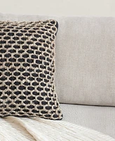 Boho Living Jada Jute Decorative Pillows 2 Piece Set, 20" x 20"