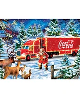 Masterpieces Holidays Coca-Cola Holiday Haul 300 Piece Ez Grip Puzzle