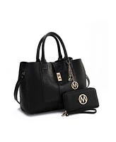 Mkf Collection Yola Satchel Handbag with Wristlet Wallet by Mia K.