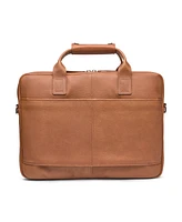 Johnston & Murphy Men's Pebbled Leather Briefcase