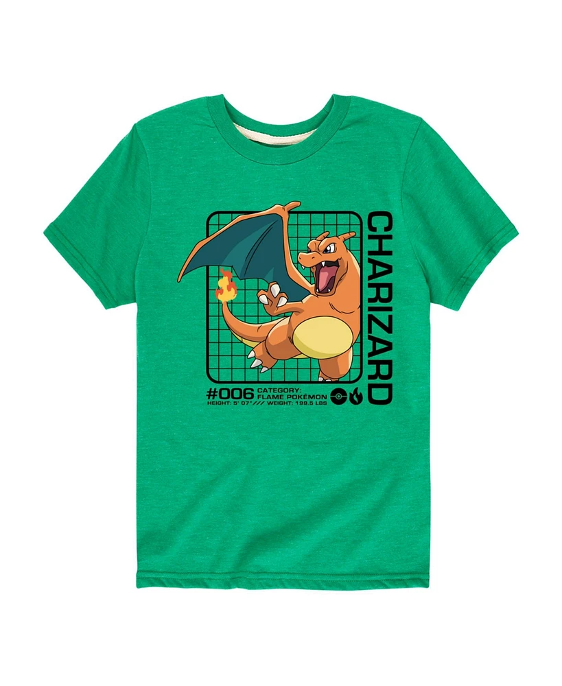 Hybrid Big Boys Pokemon Charizard Graphic Tee