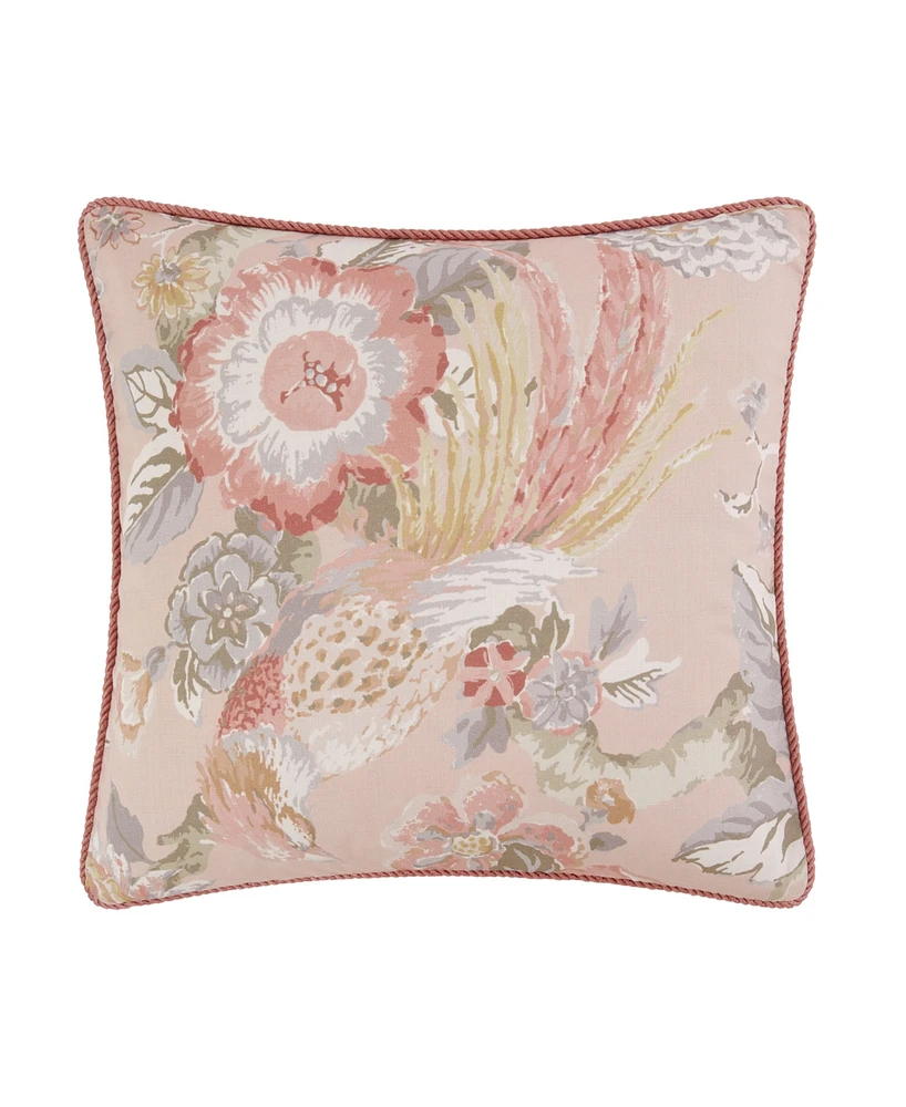 Rose Tree Audrey Printed Woven Decorative Pillow, 18"x18"