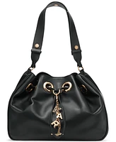 Karl Lagerfeld Paris Desiree Large Leather Hobo