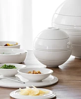 Villeroy & Boch La Boule White 7-Piece Dinnerware Set, Service for 2