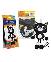 Creativity Street Animal Craft Kits, Felt, Foam, Pom Pon, 12 Animals