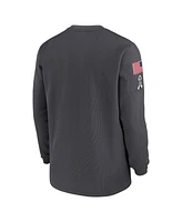 Nike Men's Anthracite Dallas Cowboys 2024 Salute to Service Long Sleeve T-Shirt