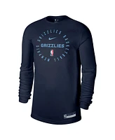 Nike Men's Navy Memphis Grizzlies 2024/25 Legend On-court Practice Long Sleeve T-shirt