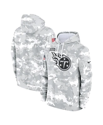 Nike Men's Arctic Camo Tennessee Titans 2024 Salute to Service Club Fleece Pullover Hoodie