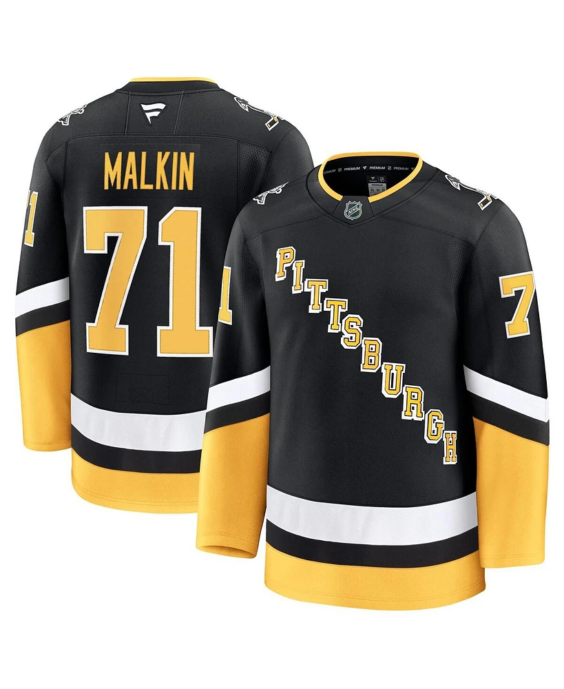 Fanatics Men's Evgeni Malkin Black Pittsburgh Penguins Alternate Premium Jersey