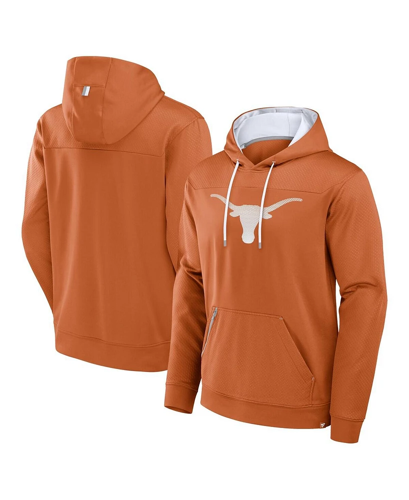 Fanatics Men's Texas Orange Texas Longhorns Defender Dot Faded Primary Pullover Hoodie