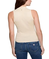 Guess Women's Calista Rhinestone Sleeveless Knit Sweater Top