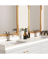 Casainc Single Hole Faucet Single-handle Bathroom Faucet with Drain Assembly