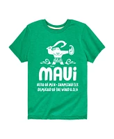 Hybrid Big Boys Moana Maui Graphic Tee