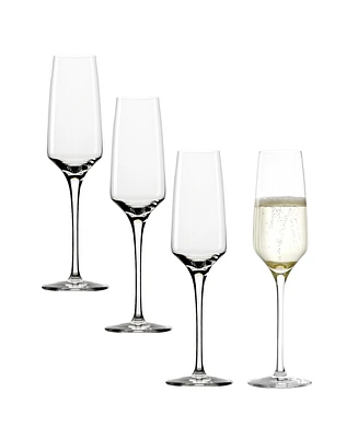 Stolzle Lausitz Experience Champagne Flutes, Set of 4