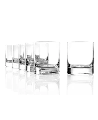 Stolzle Lausitz New York Bar Whiskey Single Old Fashioned Glasses, Set of 6
