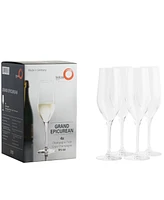 Stolzle Lausitz Grand Epicurean Champagne Flutes, Set of 4
