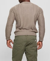 Guess Men's Celtic Cable Noah Sweater