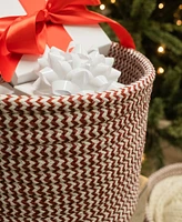 Colonial Mills Vixen Zig-Zag Woven Holiday Basket