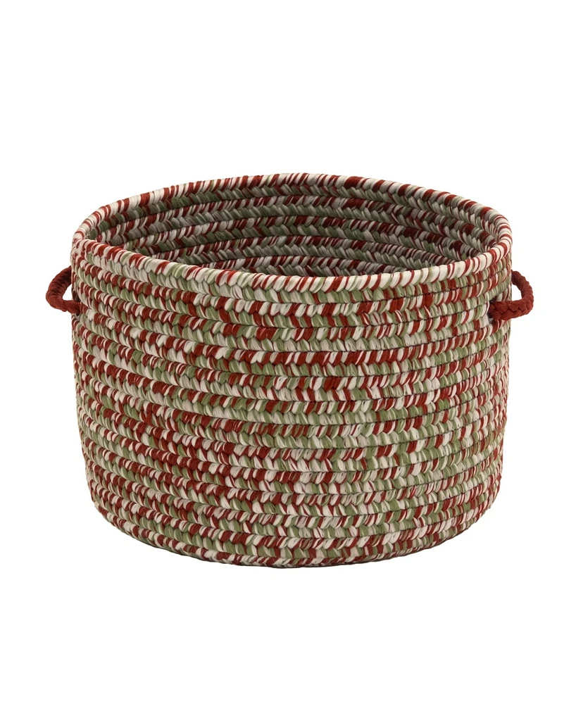 Colonial Mills Holiday Tweed Braided Basket