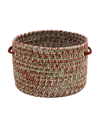 Colonial Mills Holiday Tweed Braided Basket