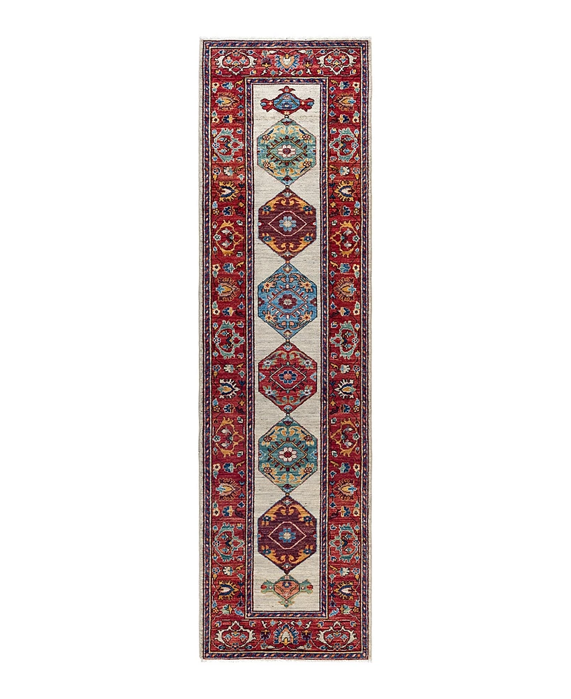 Adorn Hand Woven Rugs Serapi M1999 2'8"x9'9" Runner Area Rug