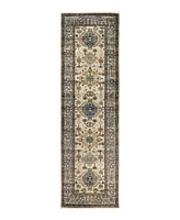 Adorn Hand Woven Rugs Serapi M1999 2'9"x9'8" Runner Area Rug