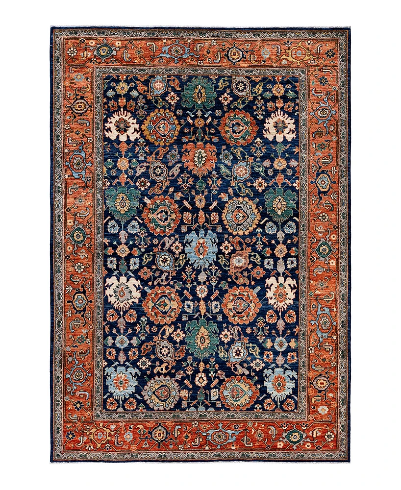 Adorn Hand Woven Rugs Serapi M1999 6'4"x9'6" Area Rug