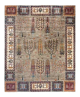 Adorn Hand Woven Rugs Tribal M1999 8'4"x10'4" Area Rug