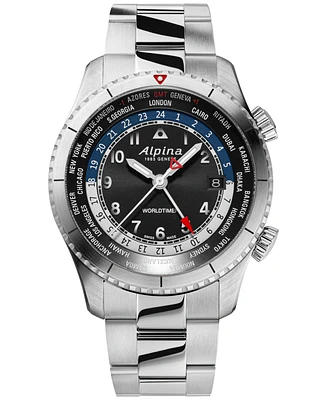 Alpina Men's Swiss Startimer Pilot Stainless Steel Bracelet Watch 41mm