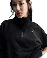 Nike Women's One Therma-fit 1/2-Zip Fleece Top