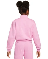 Nike Big Girls Sportswear Club Fleece 1/2-Zip Sweatshirt