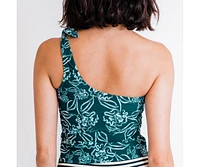 Calypsa Women's Layla Crop Swim Top