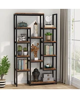 Tribesigns 12-Shelf Display Shelves Book Storage Organizer,6-Tier Bookshelf 70.9 inch Tall Bookcase