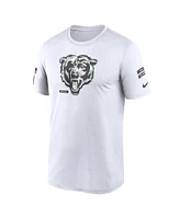 Nike Men's White Chicago Bears 2024 Salute to Service Legend Performance T-Shirt