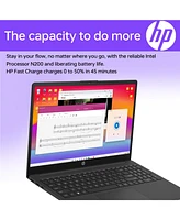 Hp Essential 15.6" Daily Traditional Laptop Intel N-Series N200 4GB Ram Intel Uhd Graphics 128GB eMMC Storage Windows 11 Home Hd 60Hz