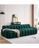 Tribesigns Modular Sectional Couch, 104.33" Modern Luxury 2-Seat Sofa for Living Room, Large Compressed Couch with Deep Seat, Back Cushions, Armrests,