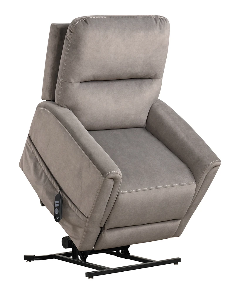 Furniture of America 33" Polyester Nightfall Power Recliner Lift Chair