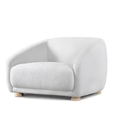 Furniture of America 42" Waxley Chemille Sloped Arm Chair