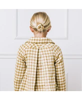 Hope & Henry Little Girls Bow Cuff Swing Coat