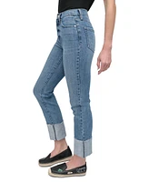Dkny Jeans Women's High-Rise Classic Straight-Leg