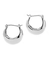 Ana Luisa Hoop Earrings - Abby Silver