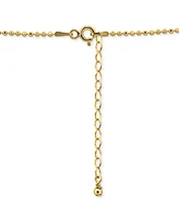 Giani Bernini Faceted Bead Link Chain Necklace, 16" + 2" extender, Exclusively at Macy's