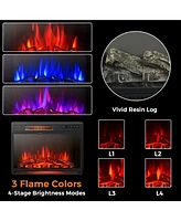 Sugift 25 Inches Recessed Electric Heater