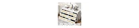 gaomon Rattan Dresser For Bedroom, 6 Drawer Modern Wide Chest Of Drawers With Anti-Tip Kit